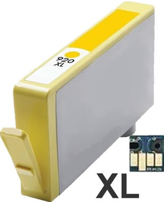 HP 920XL Yellow - CD974A - žlutý - včetně čipu - kompatibilní